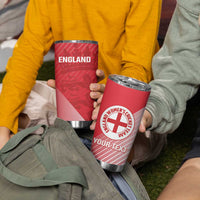 Custom England Cricket Tumbler Cup Go Champions Sporty Style - Wonder Print Shop
