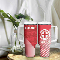 Custom England Cricket Tumbler With Handle Go Champions Sporty Style - Wonder Print Shop