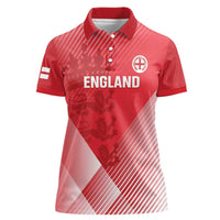 Custom England Cricket Women Polo Shirt Go Champions Sporty Style - Wonder Print Shop