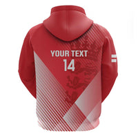 Custom England Cricket Zip Hoodie Go Champions Sporty Style - Wonder Print Shop
