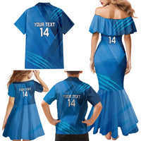 Custom Sri Lanka Cricket Family Matching Mermaid Dress and Hawaiian Shirt Go Champions Lion Sporty Style - Wonder Print Shop