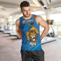 Custom Sri Lanka Cricket Men Tank Top Go Champions Lion Sporty Style - Wonder Print Shop