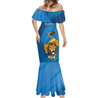 Custom Sri Lanka Cricket Mermaid Dress Go Champions Lion Sporty Style - Wonder Print Shop