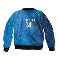 Custom Sri Lanka Cricket Sleeve Zip Bomber Jacket Go Champions Lion Sporty Style - Wonder Print Shop