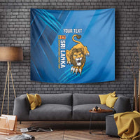 Custom Sri Lanka Cricket Tapestry Go Champions Lion Sporty Style - Wonder Print Shop