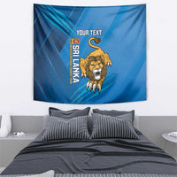 Custom Sri Lanka Cricket Tapestry Go Champions Lion Sporty Style - Wonder Print Shop