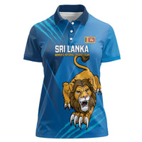 Custom Sri Lanka Cricket Women Polo Shirt Go Champions Lion Sporty Style - Wonder Print Shop