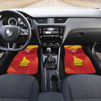 Custom Zimbabwe Cricket Car Mats Go Lady Chevrons Grunge Style - Wonder Print Shop