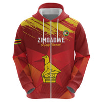 Custom Zimbabwe Cricket Hoodie Go Lady Chevrons Grunge Style - Wonder Print Shop