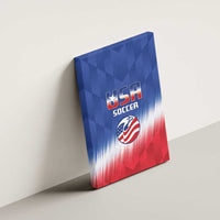 United States Soccer Canvas Wall Art 2025 Go USA Sporty Style - Wonder Print Shop