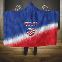United States Soccer Hooded Blanket 2025 Go USA Sporty Style