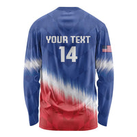 Custom United States Soccer Long Sleeve Shirt 2025 Go USA Sporty Style - Wonder Print Shop