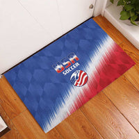 United States Soccer Rubber Doormat 2025 Go USA Sporty Style - Wonder Print Shop