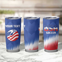 Custom United States Soccer Tumbler Cup 2025 Go USA Sporty Style - Wonder Print Shop