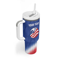 Custom United States Soccer Tumbler With Handle 2025 Go USA Sporty Style - Wonder Print Shop