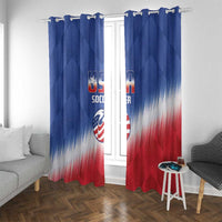 United States Soccer Window Curtain 2025 Go USA Sporty Style - Wonder Print Shop