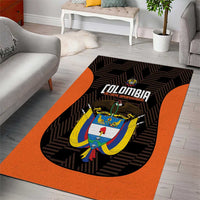 Colombia Football Area Rug 2025 Las Chicas Superpoderosas - Black Version - Wonder Print Shop