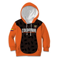 Custom Colombia Football Kid Hoodie 2025 Las Chicas Superpoderosas - Black Version - Wonder Print Shop