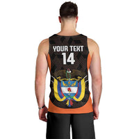 Custom Colombia Football Men Tank Top 2025 Las Chicas Superpoderosas - Black Version - Wonder Print Shop
