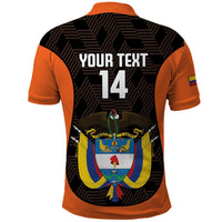 Custom Colombia Football Polo Shirt 2025 Las Chicas Superpoderosas - Black Version - Wonder Print Shop