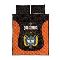 Colombia Football Quilt Bed Set 2025 Las Chicas Superpoderosas - Black Version - Wonder Print Shop