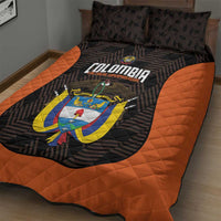 Colombia Football Quilt Bed Set 2025 Las Chicas Superpoderosas - Black Version - Wonder Print Shop