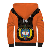 Custom Colombia Football Sherpa Hoodie 2025 Las Chicas Superpoderosas - Black Version - Wonder Print Shop