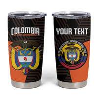 Custom Colombia Football Tumbler Cup 2025 Las Chicas Superpoderosas - Black Version - Wonder Print Shop