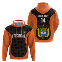 Custom Colombia Football Zip Hoodie 2025 Las Chicas Superpoderosas - Black Version - Wonder Print Shop