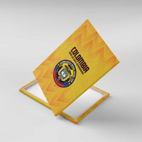 Colombia Football Canvas Wall Art 2025 Las Chicas Superpoderosas - Yellow Version - Wonder Print Shop