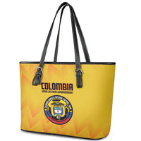 Colombia Football Leather Tote Bag 2025 Las Chicas Superpoderosas - Yellow Version - Wonder Print Shop