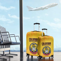 Colombia Football Luggage Cover 2025 Las Chicas Superpoderosas - Yellow Version - Wonder Print Shop