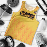 Custom Colombia Football Men Tank Top 2025 Las Chicas Superpoderosas - Yellow Version - Wonder Print Shop