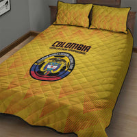Colombia Football Quilt Bed Set 2025 Las Chicas Superpoderosas - Yellow Version - Wonder Print Shop