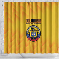 Colombia Football Shower Curtain 2025 Las Chicas Superpoderosas - Yellow Version