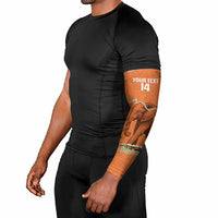 Custom Ivory Coast Football Arm Sleeves 2026 Cote d'Ivoire Les Elephants Orange Version - Wonder Print Shop