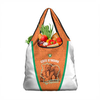 Ivory Coast Football Grocery Bag 2026 Cote d'Ivoire Les Elephants Orange Version - Wonder Print Shop