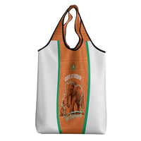 Ivory Coast Football Grocery Bag 2026 Cote d'Ivoire Les Elephants Orange Version - Wonder Print Shop