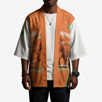 Custom Ivory Coast Football Kimono 2026 Cote d'Ivoire Les Elephants Orange Version - Wonder Print Shop