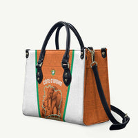 Ivory Coast Football Leather Bag 2026 Cote d'Ivoire Les Elephants Orange Version - Wonder Print Shop