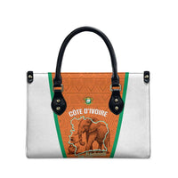 Ivory Coast Football Leather Bag 2026 Cote d'Ivoire Les Elephants Orange Version - Wonder Print Shop