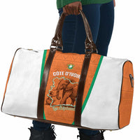 Ivory Coast Football Travel Bag 2026 Cote d'Ivoire Les Elephants Orange Version - Wonder Print Shop
