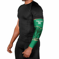 Custom Ivory Coast Football Arm Sleeves 2026 Cote d'Ivoire Les Elephants Green Version - Wonder Print Shop