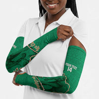 Custom Ivory Coast Football Arm Sleeves 2026 Cote d'Ivoire Les Elephants Green Version - Wonder Print Shop