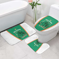 Ivory Coast Football Bathroom Set 2026 Cote d'Ivoire Les Elephants Green Version - Wonder Print Shop