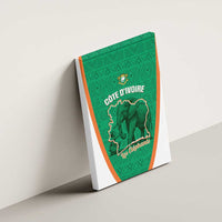 Ivory Coast Football Canvas Wall Art 2026 Cote d'Ivoire Les Elephants Green Version - Wonder Print Shop