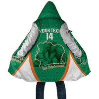 Custom Ivory Coast Football Cloak 2026 Cote d'Ivoire Les Elephants Green Version - Wonder Print Shop