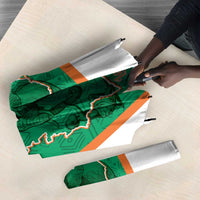 Ivory Coast Football Umbrella 2026 Cote d'Ivoire Les Elephants Green Version - Wonder Print Shop