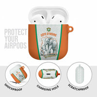 Ivory Coast Football AirPods Case 2026 Cote d'Ivoire Les Elephants White Version - Wonder Print Shop