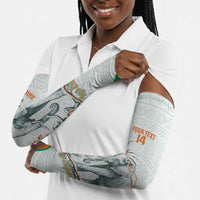 Custom Ivory Coast Football Arm Sleeves 2026 Cote d'Ivoire Les Elephants White Version - Wonder Print Shop